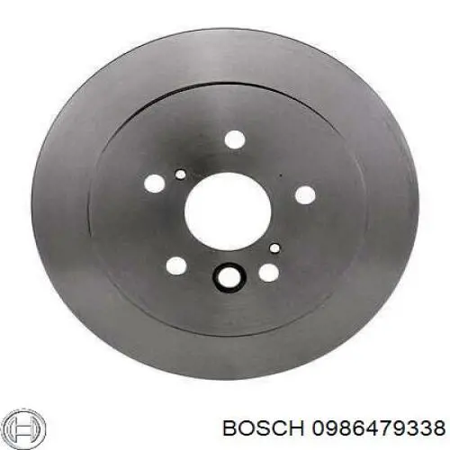 0986479338 Bosch Дискові гальма