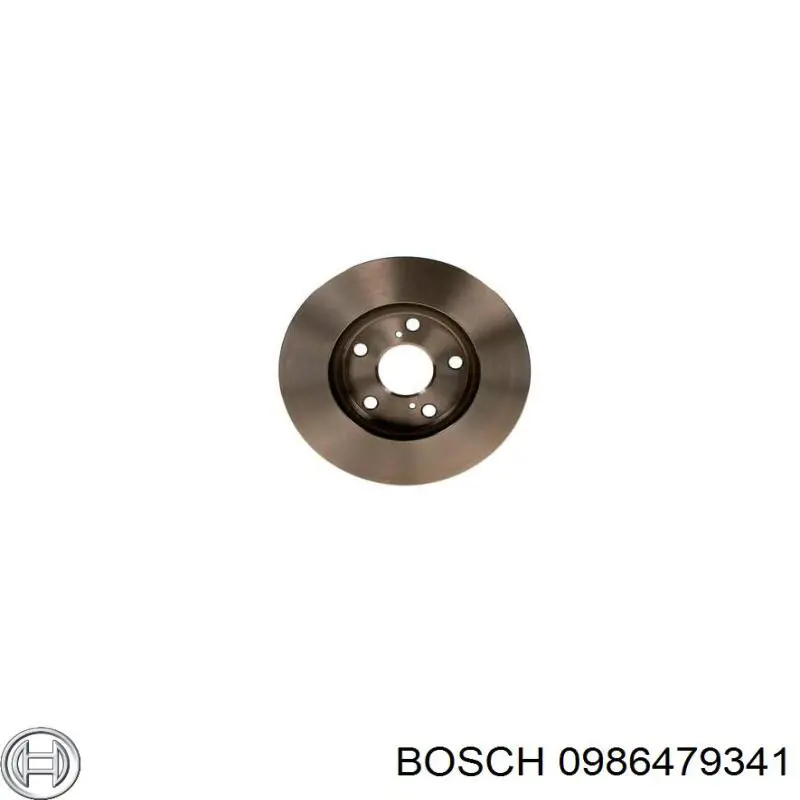 Диск переднього гальма Bosch 0986479341 ціна, від 40.26 USD