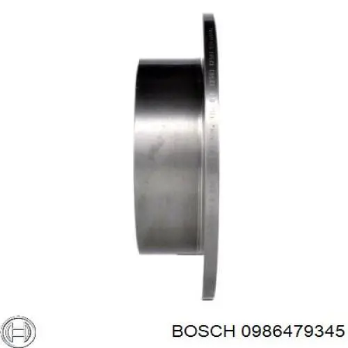 Гальмівні диски 0986479345 Bosch