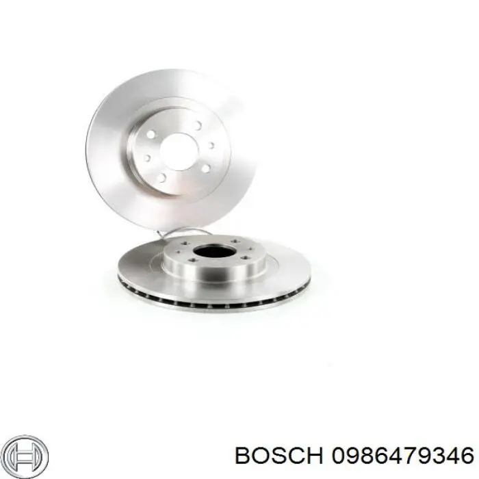 Гальмівні диски передні 0986479346 Bosch