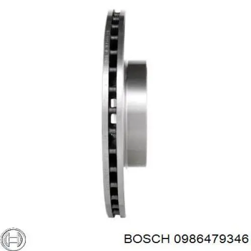 Купити 0986479346 Bosch Ротор гальмівний