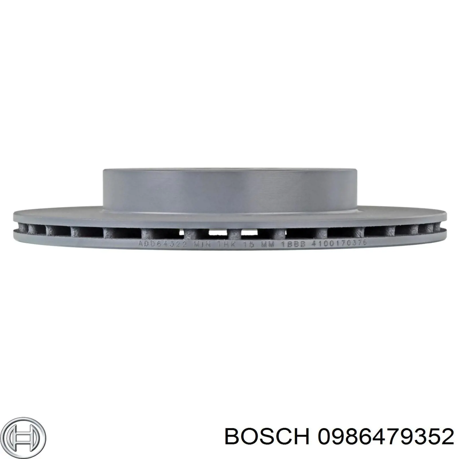 Гальмівні диски передні 0986479352 Bosch