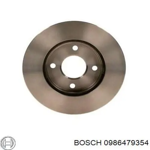 0986479354 Bosch диск гальмівний передній