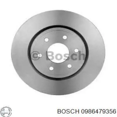 Купити 0986479356 Bosch Ротор гальмівний