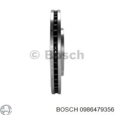 Гальмівні диски передні 0986479356 Bosch