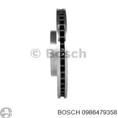 0986479358 Bosch Гальмо дискове переднє