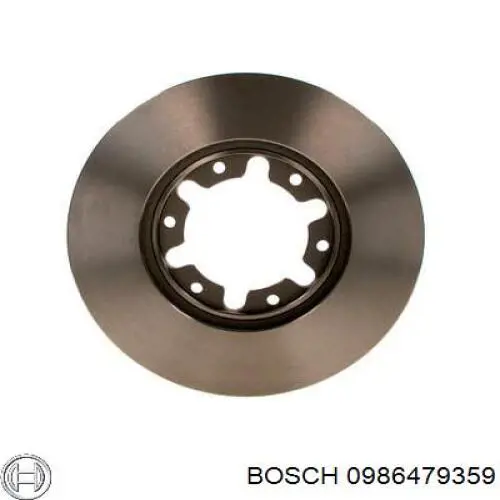 0986479359 Bosch Гальмо дискове переднє