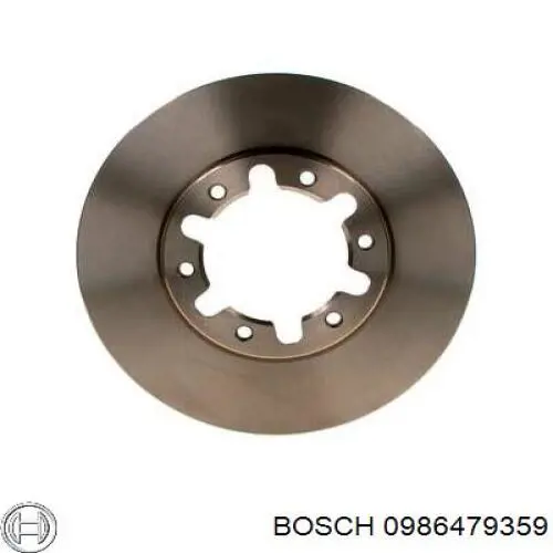 Диск переднього гальма Bosch 0986479359 ціна, від 50.47 USD