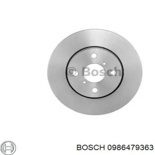 0986479363 Bosch диск гальмівний передній