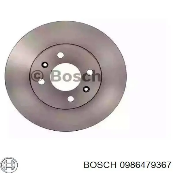 0986479367 Bosch диск гальмівний передній