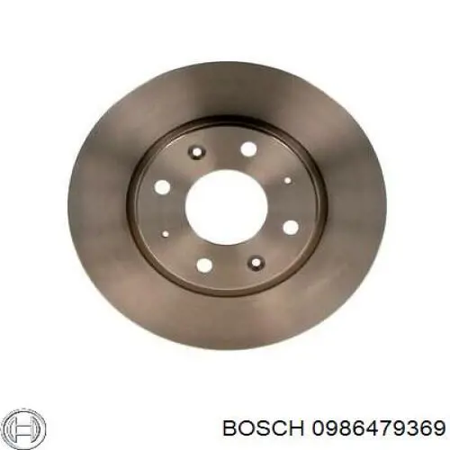 Купити 0986479369 Bosch Ротор гальмівний