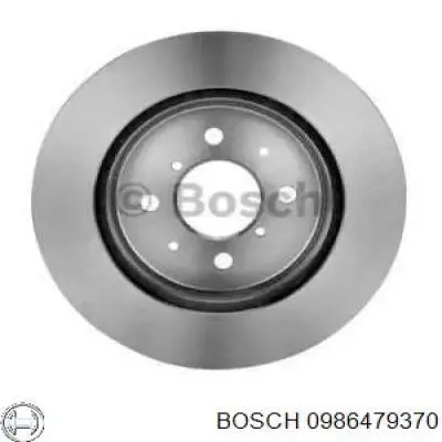 0986479370 Bosch диск гальмівний передній