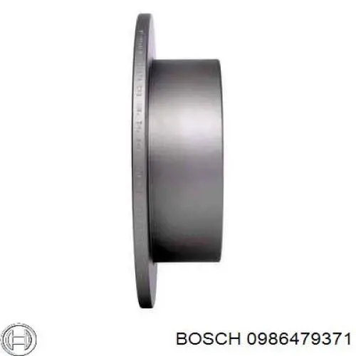 Гальмівні диски 0986479371 Bosch