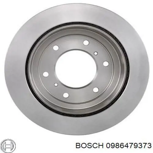 0986479373 Bosch диск гальмівний задній