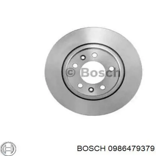 0986479379 Bosch диск гальмівний задній