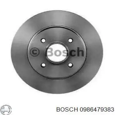 0986479383 Bosch диск гальмівний задній