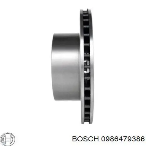 Гальмівні диски передні 0986479386 Bosch