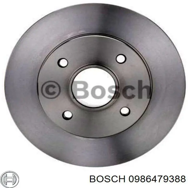 0986479388 Bosch диск гальмівний задній