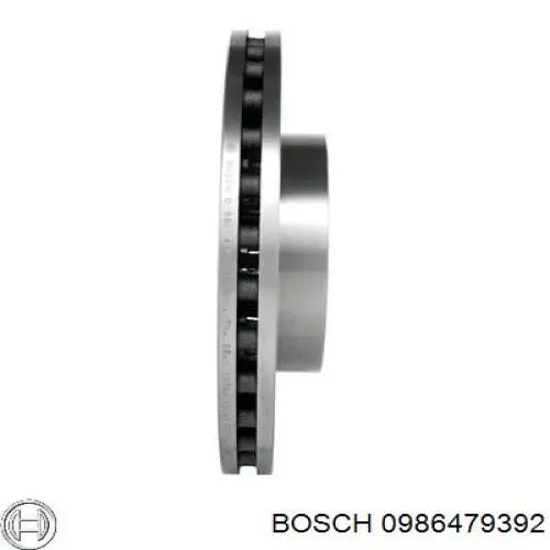Гальмівні диски передні 0986479392 Bosch