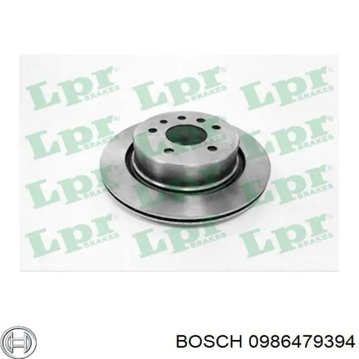 Задні дискові гальма Bosch 0986479394 ціна, від 34.66 USD
