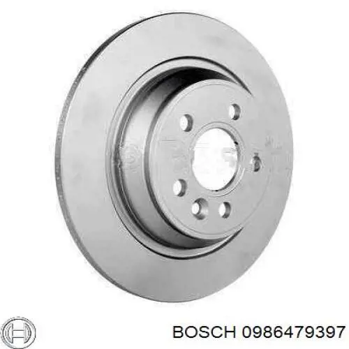 Гальмівні диски 0986479397 Bosch