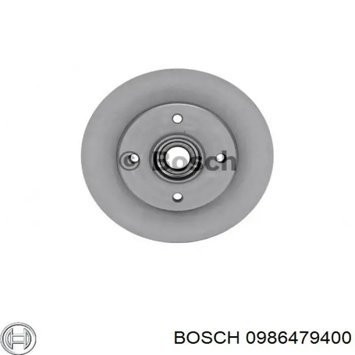 Диск гальмівний задній 0986479400 Bosch