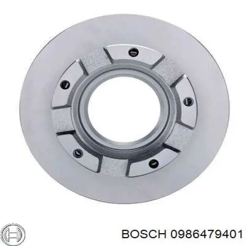 0986479401 Bosch диск гальмівний задній