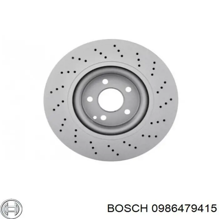 0986479415 Bosch Гальмо дискове переднє