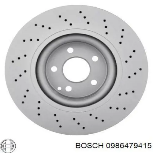 Диск переднього гальма Bosch 0986479415 ціна, від 77.61 USD
