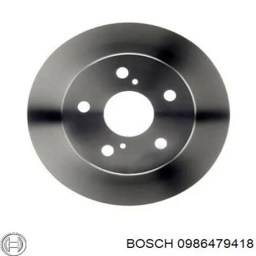 Купити 0986479418 Bosch Диск заднього гальма
