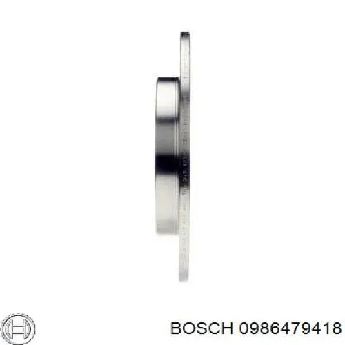 Гальмівні диски 0986479418 Bosch
