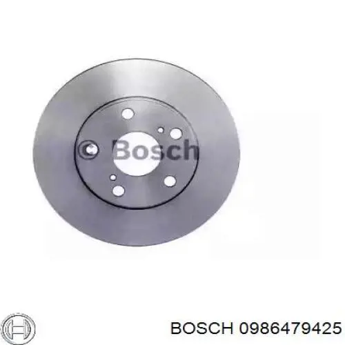 0986479425 Bosch диск гальмівний передній