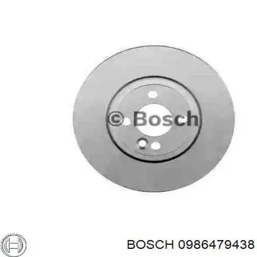 Гальмівні диски передні 0986479438 Bosch