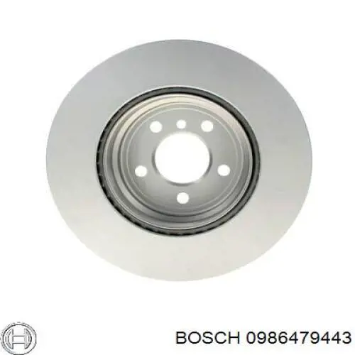0986479443 Bosch диск гальмівний задній