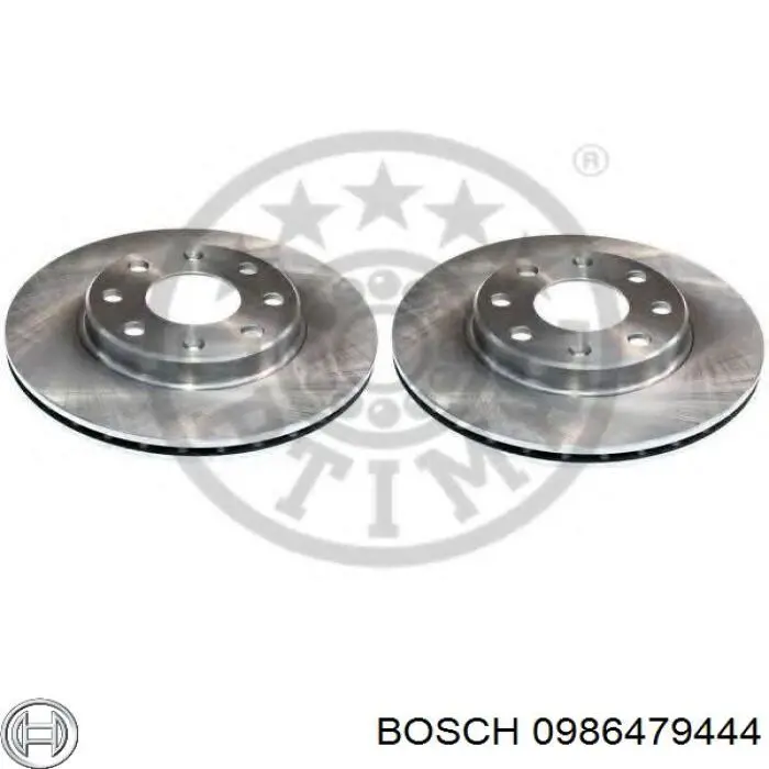 Гальмівні диски передні 0986479444 Bosch