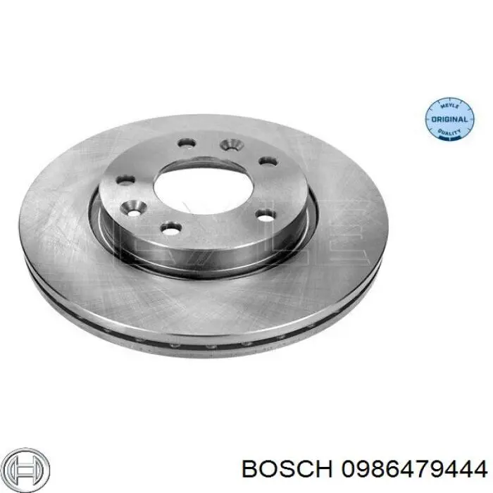 Диск гальмівний передній 0986479444 Bosch