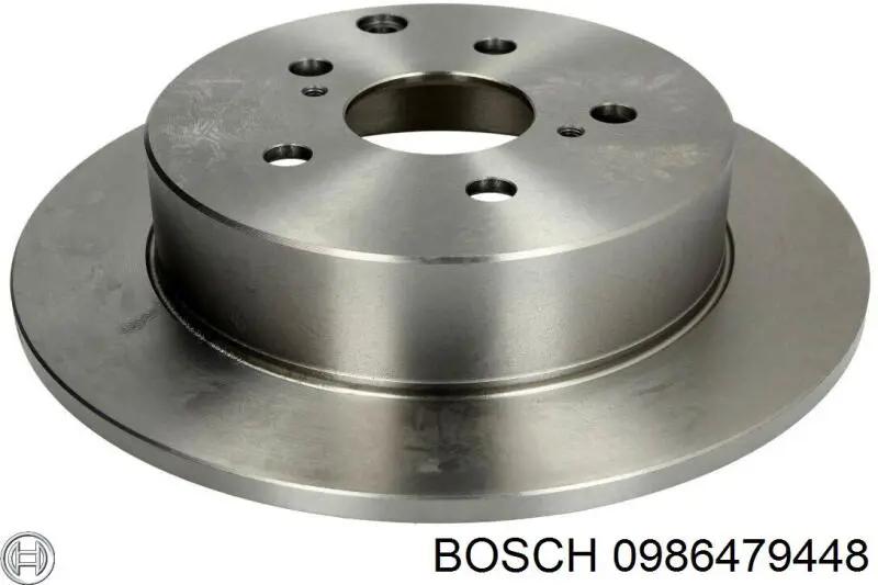 0986479448 Bosch диск гальмівний задній