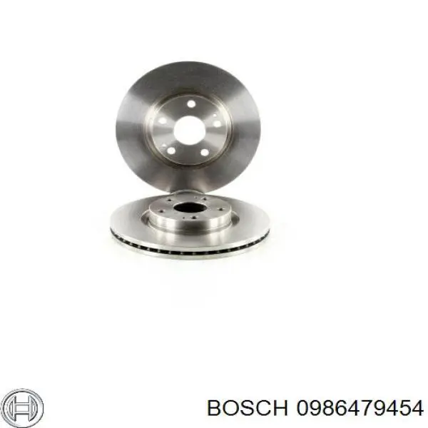 0986479454 Bosch диск гальмівний передній