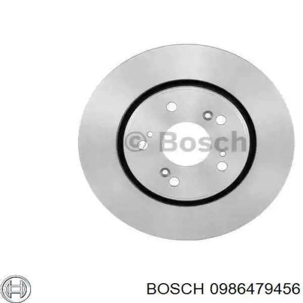0986479456 Bosch диск гальмівний передній