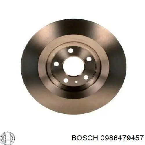 0986479457 Bosch диск гальмівний задній