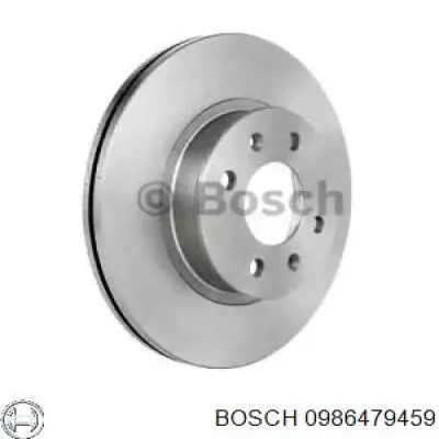 0986479459 Bosch диск гальмівний передній