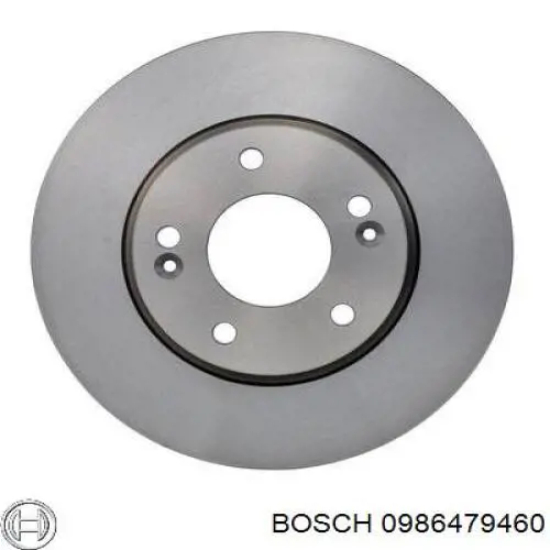 0986479460 Bosch диск гальмівний передній