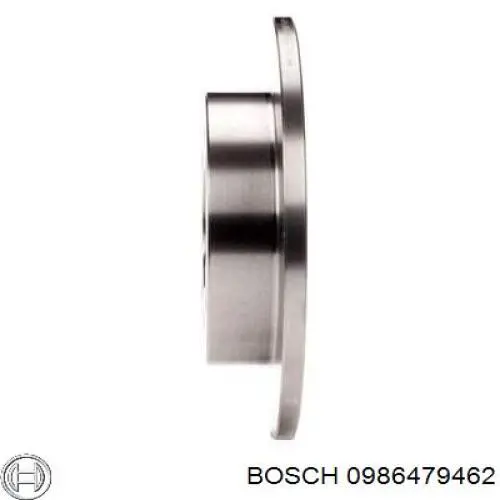 0986479462 Bosch диск гальмівний задній