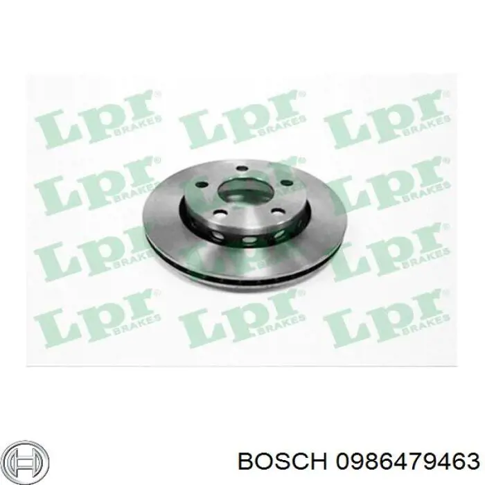 Купити 0986479463 Bosch Диск заднього гальма