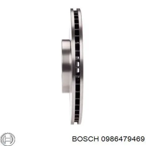Гальмівні диски передні 0986479469 Bosch