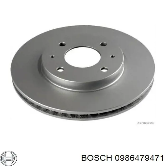 Диск переднього гальма Bosch 0986479471 ціна, від 37.41 USD