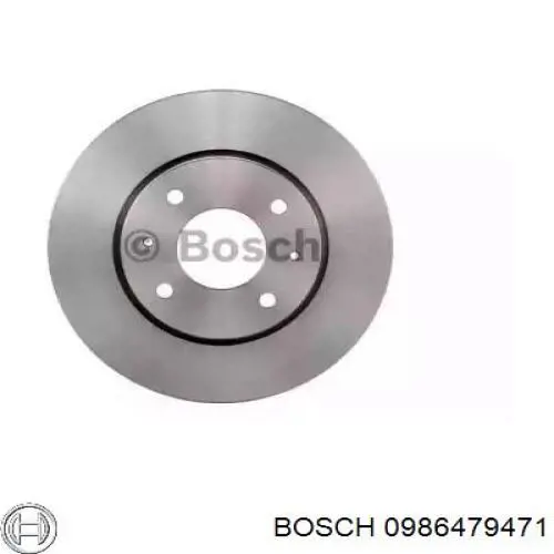 Купити 0986479471 Bosch Ротор гальмівний