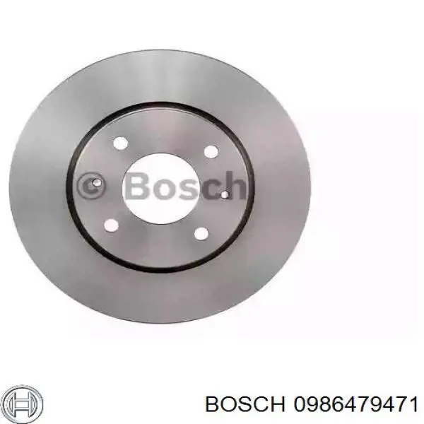 Гальмівні диски передні 0986479471 Bosch