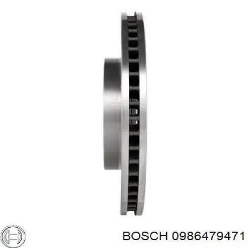 Диск гальмівний передній Bosch 0986479471