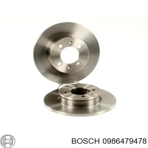 Диск гальмівний задній 0986479478 Bosch